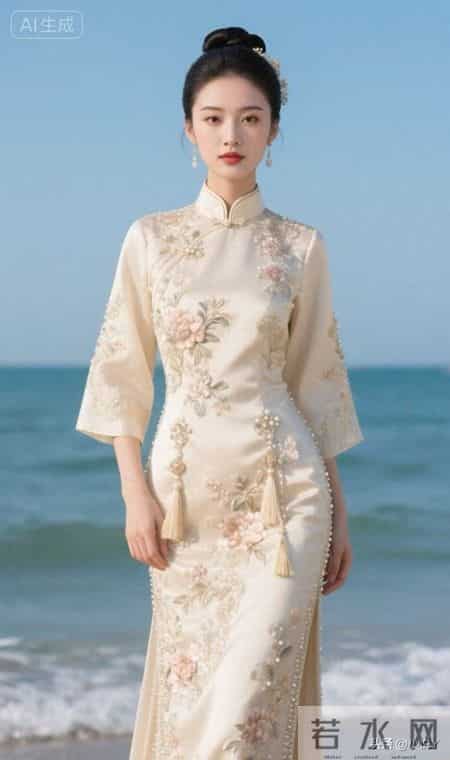 美丽佳人，国色天香，洁白无瑕，华丽优雅