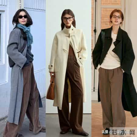 冬天别总穿黑裤子，今年流行“小棕裤”，这样穿时髦又高级