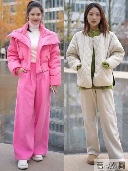 杭州又带火了一种穿法：短羽绒+阔腿裤，优雅时髦不说，还很高级