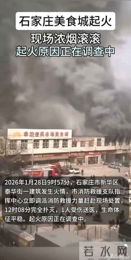 石家庄正太里大火敲响警钟!消防通道被堵,烟火气不能少安全