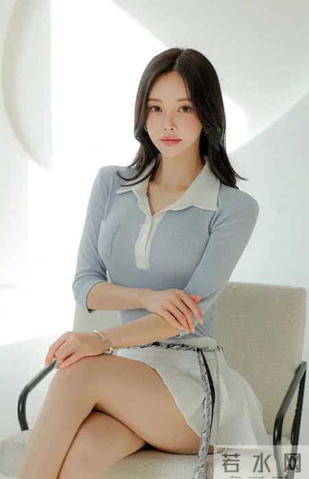 浅蓝清甜轻熟套装