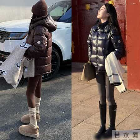 被杭州街拍惊艳！满街都是“蒙口羽绒服+Lulu瑜伽裤”，时髦显瘦