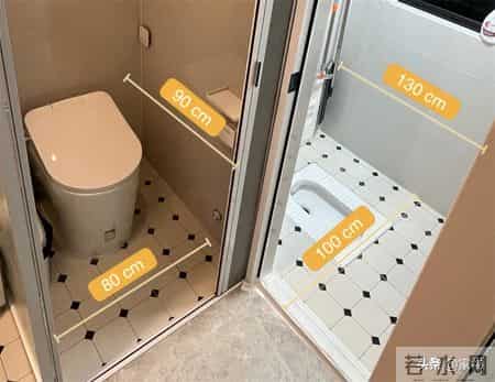 湖南姑娘的“一改二”卫生间火了：3㎡一分为二，切出坐便和蹲便