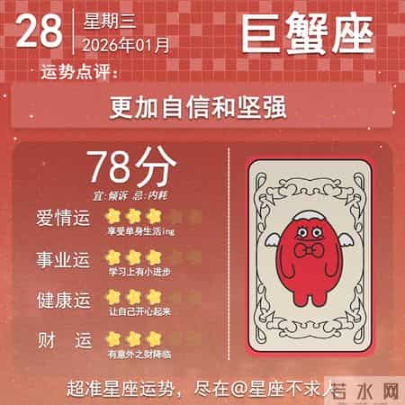 2026年1月28日十二星座运势