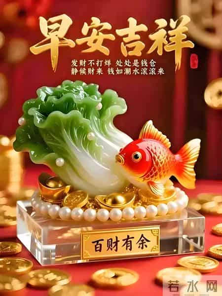 2026.1.27冬日星期二早安，愿你家大业大财运多，发、发