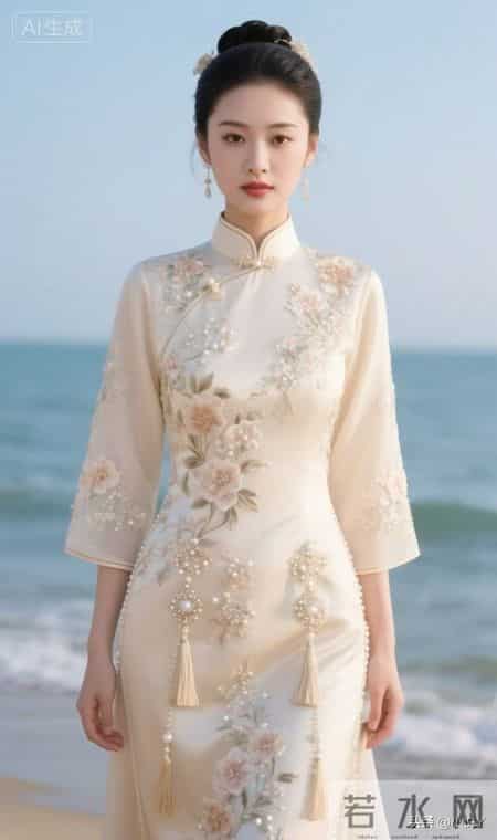 美丽佳人，国色天香，洁白无瑕，华丽优雅