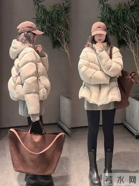 别再乱买羽绒服了！18套「卡其色系+同色系穿搭」公式显瘦又高级