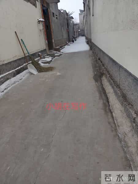 今天我光扫了扫自家门前的雪！我不愿意再去当一个盲目的好人！