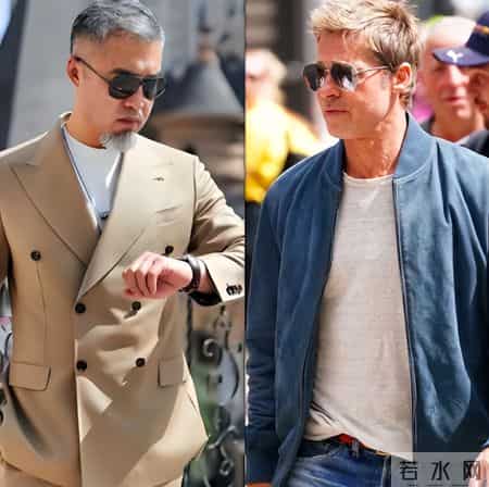 听我一句劝：男人过40尽量别穿“黑色、鲜艳色”，换成这些才减龄