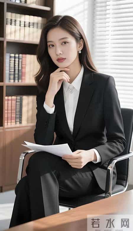 穿西服套装职业女性
