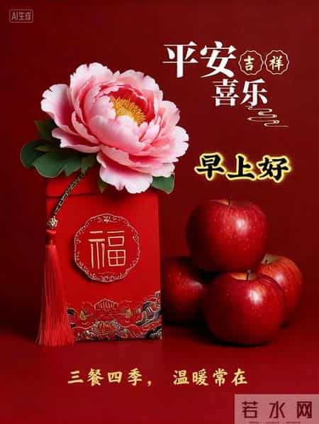 马年将至｜周二早安，8张喜庆早安祝福图，赶紧存！愿万事顺遂！