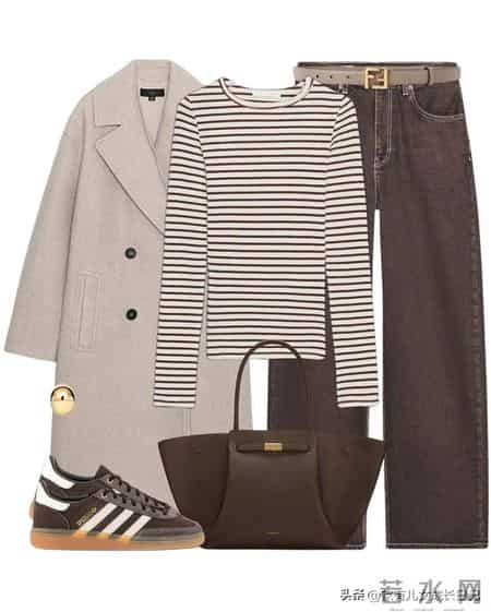 一周不重复简约时尚，解锁春日松弛感穿搭，勃艮第红与丹宁的碰撞