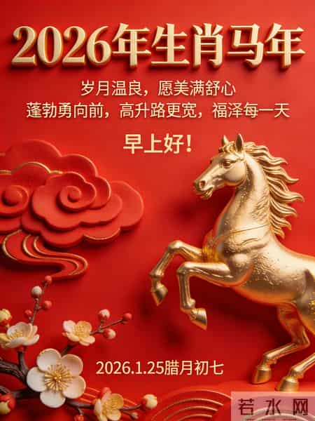 2026年元月25日早上好！温馨祝福语 和精美绝伦图片