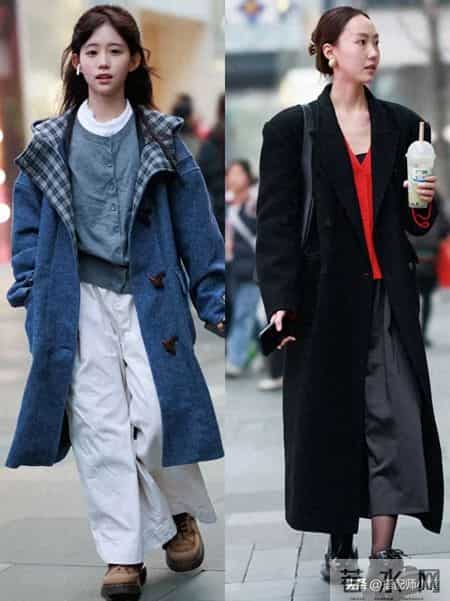 被成都太古里“大衣叠穿”惊艳了！既保暖又高级，适合普通人借鉴
