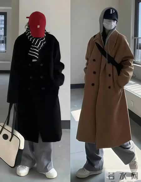 今年过年最流行的穿法：大衣+阔腿裤，高级又时髦，太美了！