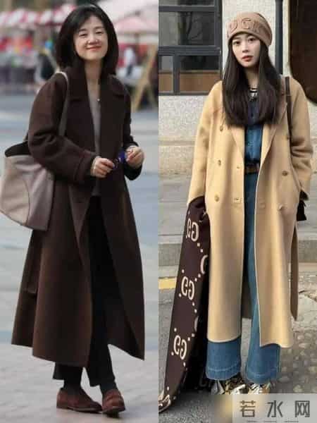 “大衣+牛仔裤”今年冬天最流行的穿搭，这样穿时髦松弛又减龄！