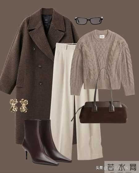 冬日高级感穿搭指南：把“卡其色”穿出彩，复古与知性的交融