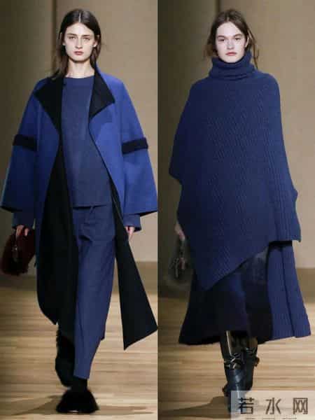 冬天把藏蓝色穿在身上，好看又显高级！