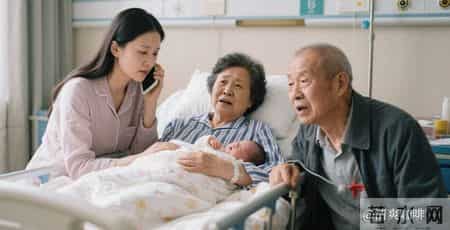 我坐月子期间婆家一个人没来，我没哭没闹，如今公公心梗住院