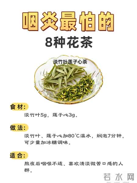 咽炎最怕这8杯水！泡一泡润喉，干痒异物感全赶跑