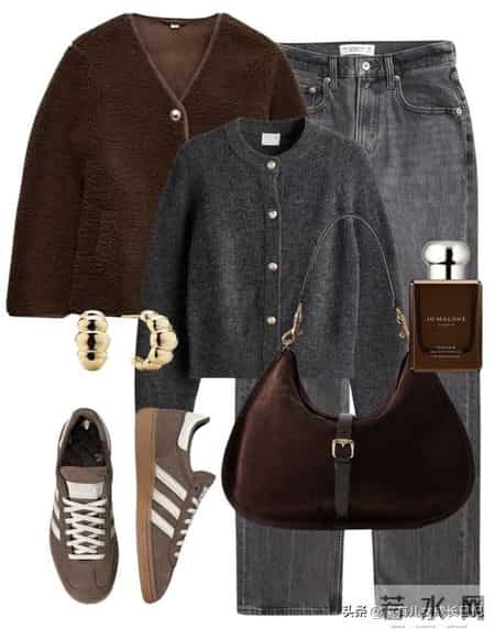 一周不重复简约时尚，解锁春日松弛感穿搭，勃艮第红与丹宁的碰撞