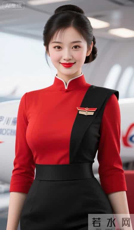 红黑拼色制服的魅力