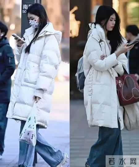 看了北京街拍才发现：羽绒服下面一定不要搭裙子，这样穿会更洋气