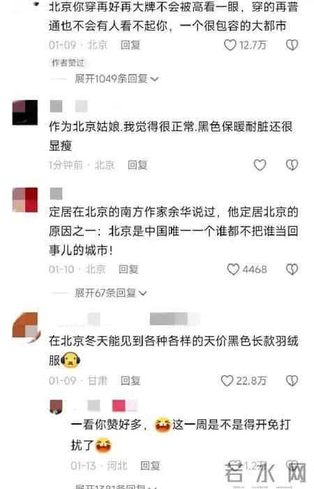 在北京穿亮色羽绒服是犯法吗，北京网友：别问，问就是深色耐脏