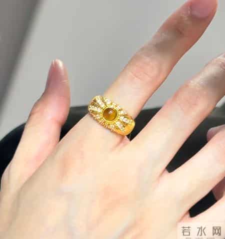 6克黄金小戒指戴指腹，日常戴超百搭