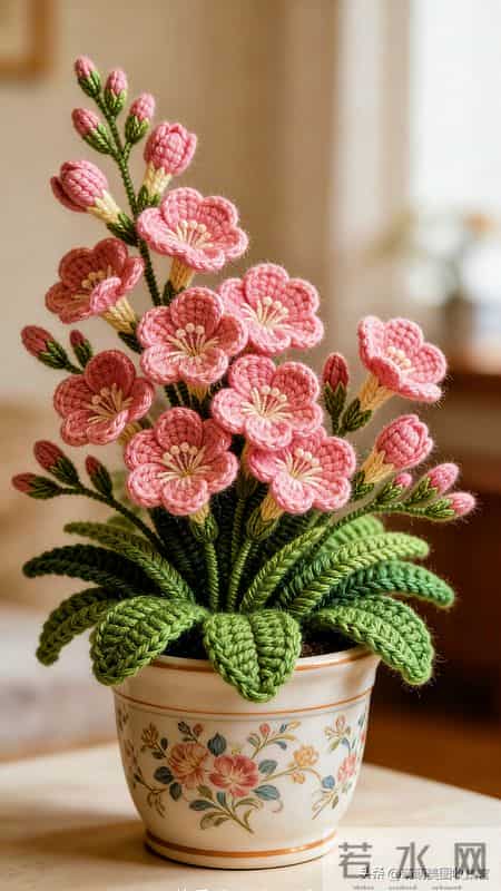 辞职宝妈的治愈魔法：摔碗崩溃后 她用毛线钩出满屋繁花 才发现原来