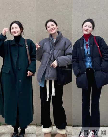 羽绒服+阔腿裤+乐福鞋，保暖显瘦，照搬就能穿出高级感