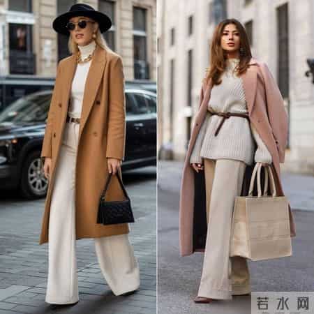难怪都在穿“大衣+阔腿裤”，简约日常，一种搭配能穿出N种时髦