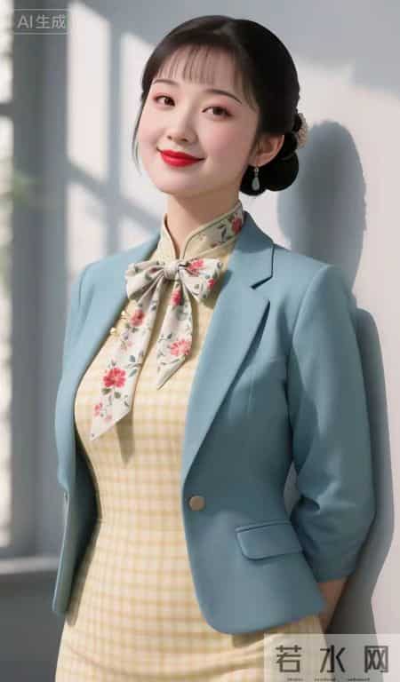 光影下的靓丽西装