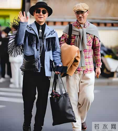 被上海街拍爷爷惊艳！白发不染衣装有型，中老年穿搭就该这么体面