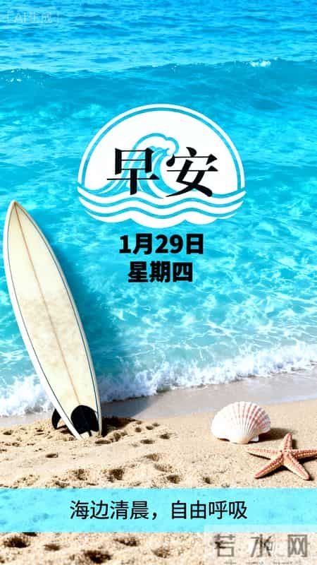 今天是1月29日星期四早安 让年味为你点缀岁末 让好运为你锦上添花