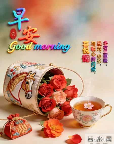 1月25日、星期日，最新早安好祝福漂亮图片精选，新的一天早上好
