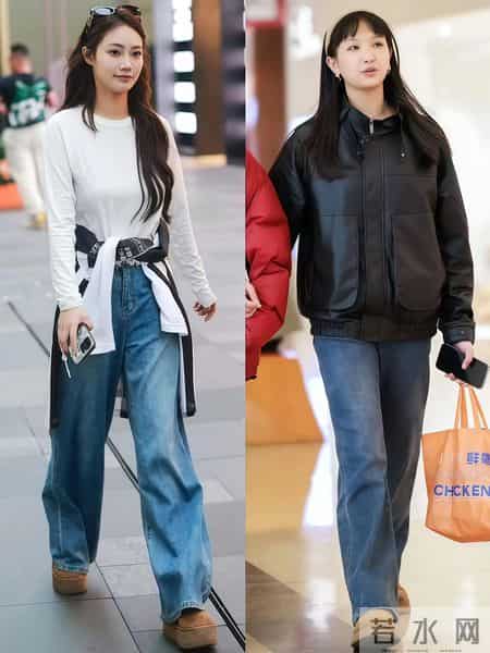 “牛仔裤+这3双鞋”才是今冬最洋气穿搭，时髦好看，还很显高