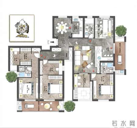 双户打通+多元改造 90+110㎡惊喜拉满