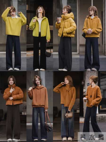不用买新衣服！衣柜基础款搭出32套秋冬look，太香了