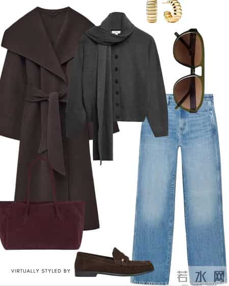 4套「显贵不费力」秋冬穿搭,打工人直接抄作业