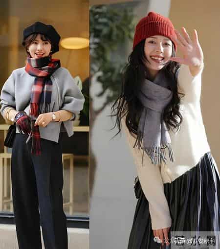 临到过年,“红+灰”穿搭又火了!穿上多减龄、自然