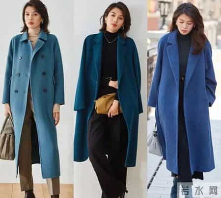大衣下面尽量少配裤子，今年流行这样穿，时髦保暖又高级