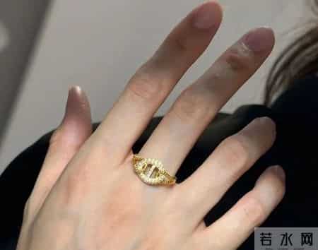 6克黄金小戒指戴指腹，日常戴超百搭