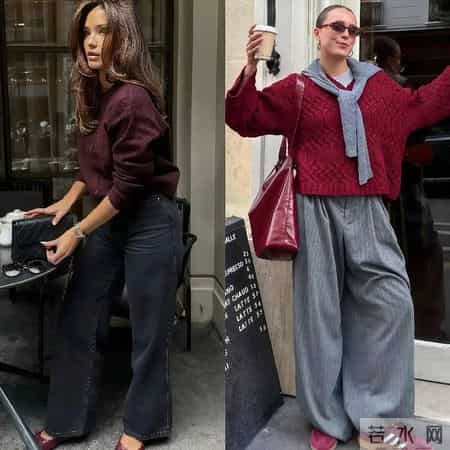 今冬火了一组绝美配色：“红色+灰色”！不仅高级大气，还超减龄