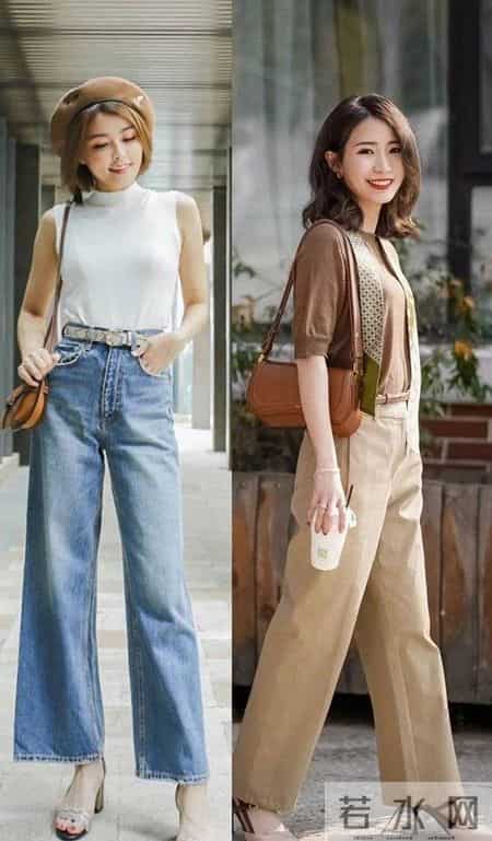 阔腿裤不流行了，满大街都在穿“膝下裤”，这样穿显瘦显高又高级