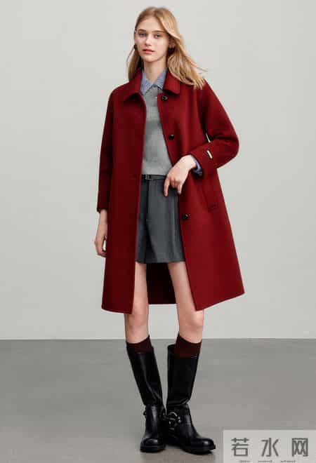 冬日超火的一组配色：灰+红，好看显高级！