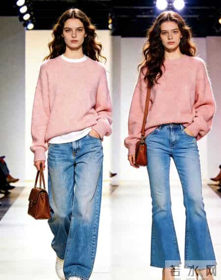 一件毛衣的6天时髦：配阔腿裤慵懒，配短裤俏皮，照着穿就高级