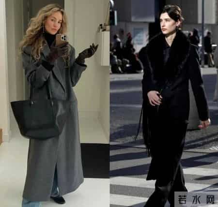 短大衣+阔腿裤,羽绒+阔腿裤,冬天这样穿,告别臃仲,穿出不一样的感觉