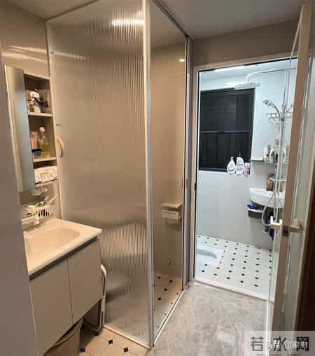 湖南姑娘的“一改二”卫生间火了：3㎡一分为二，切出坐便和蹲便