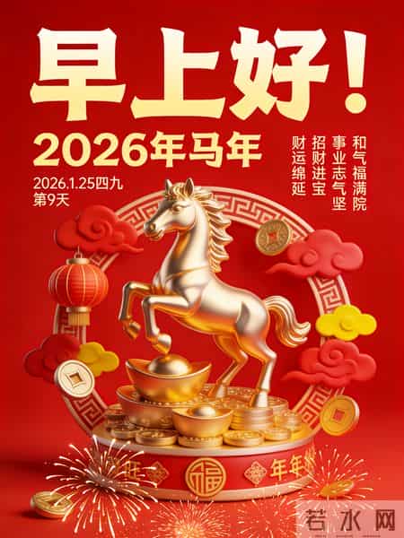 2026年元月25日早上好！温馨祝福语 和精美绝伦图片